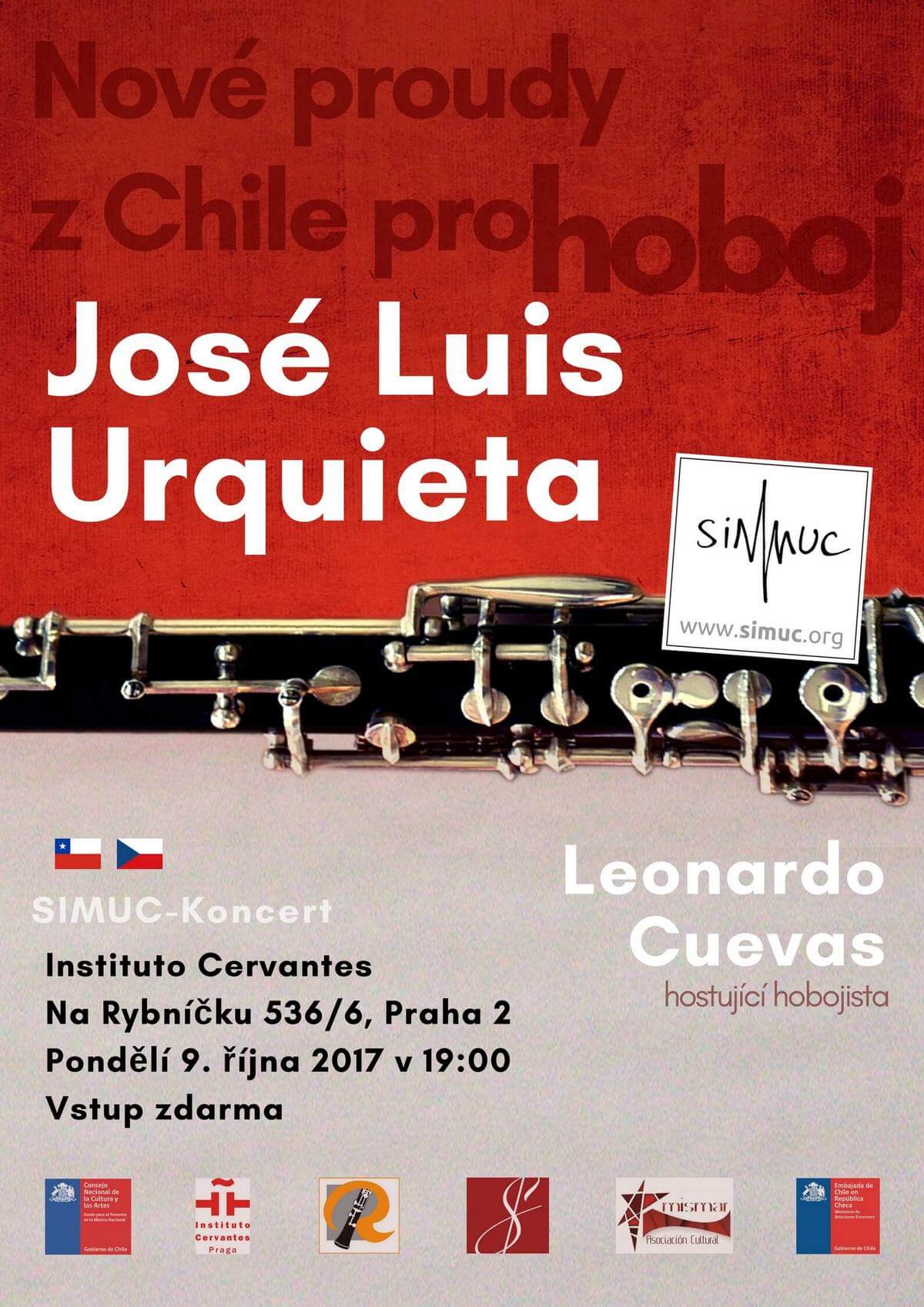 Oboist José Luis Urquieta in Prague