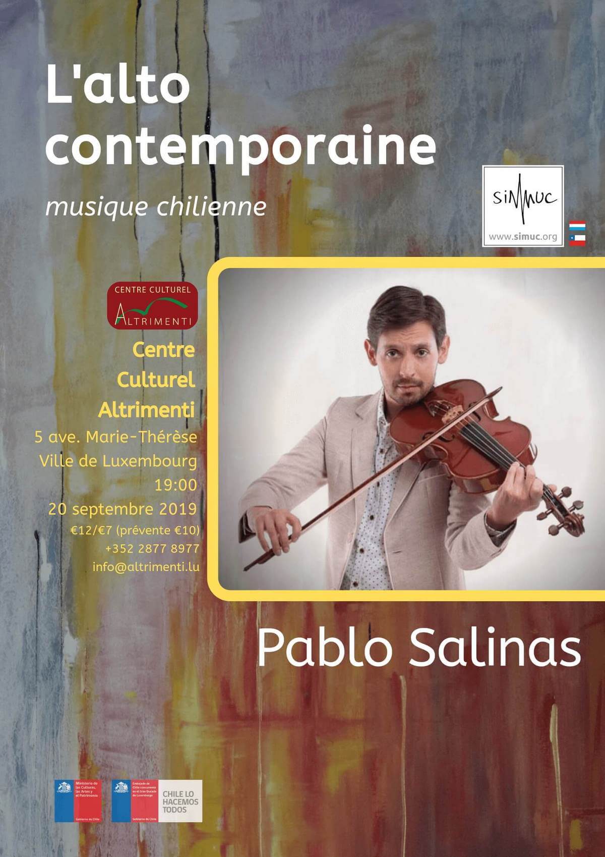 Contemporary Viola. Chilean Music in Luxembourg