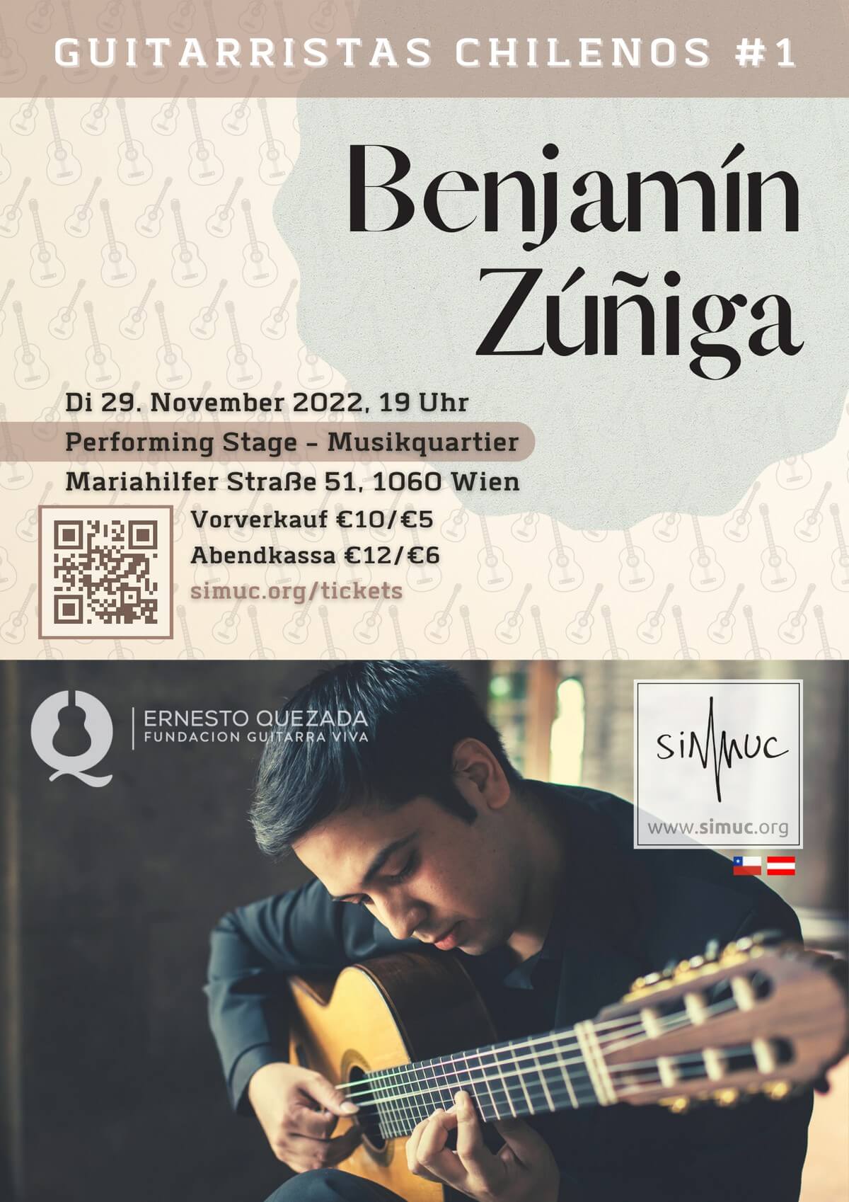 Guitarristas Chilenos #1: Benjamín Zúñiga in Vienna