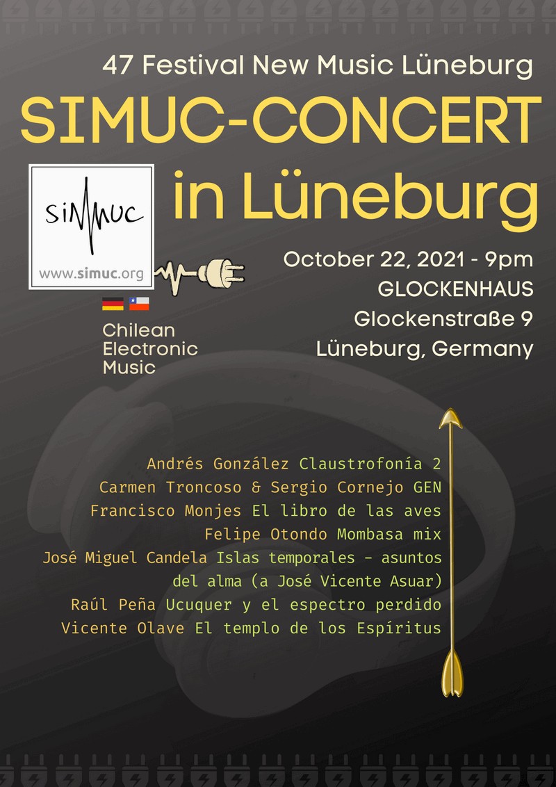 Chilean electronic music concert as part of the 47 New Music Festival of Lüneburg