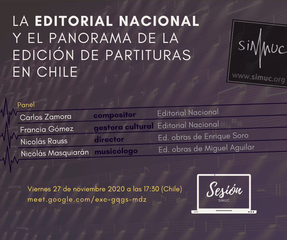 La Editorial Nacional Y el panorama de la edición de partituras en Chile
